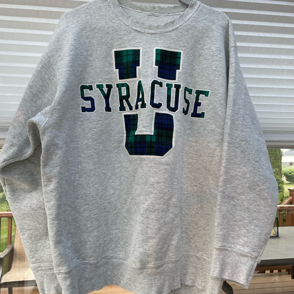 Gray Syracuse University Crewneck